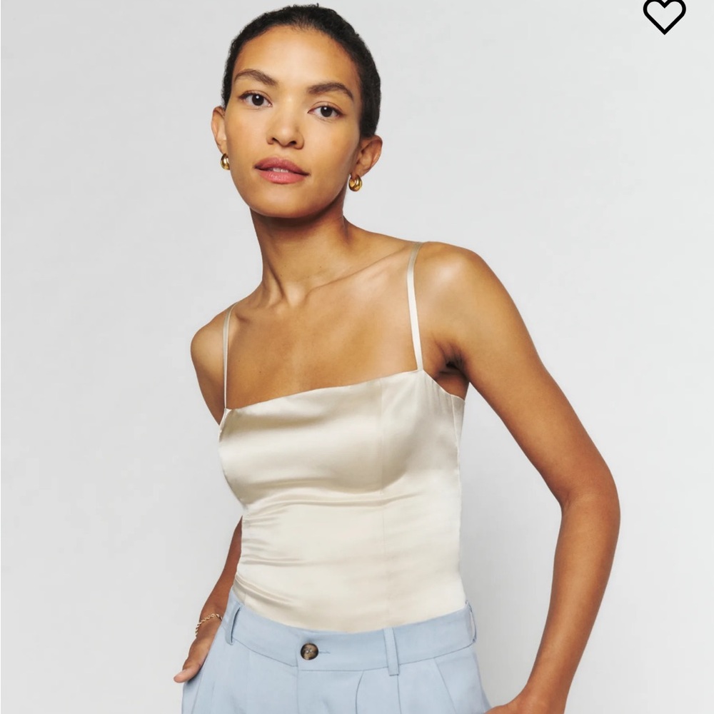 NWT Reformation silk tank top